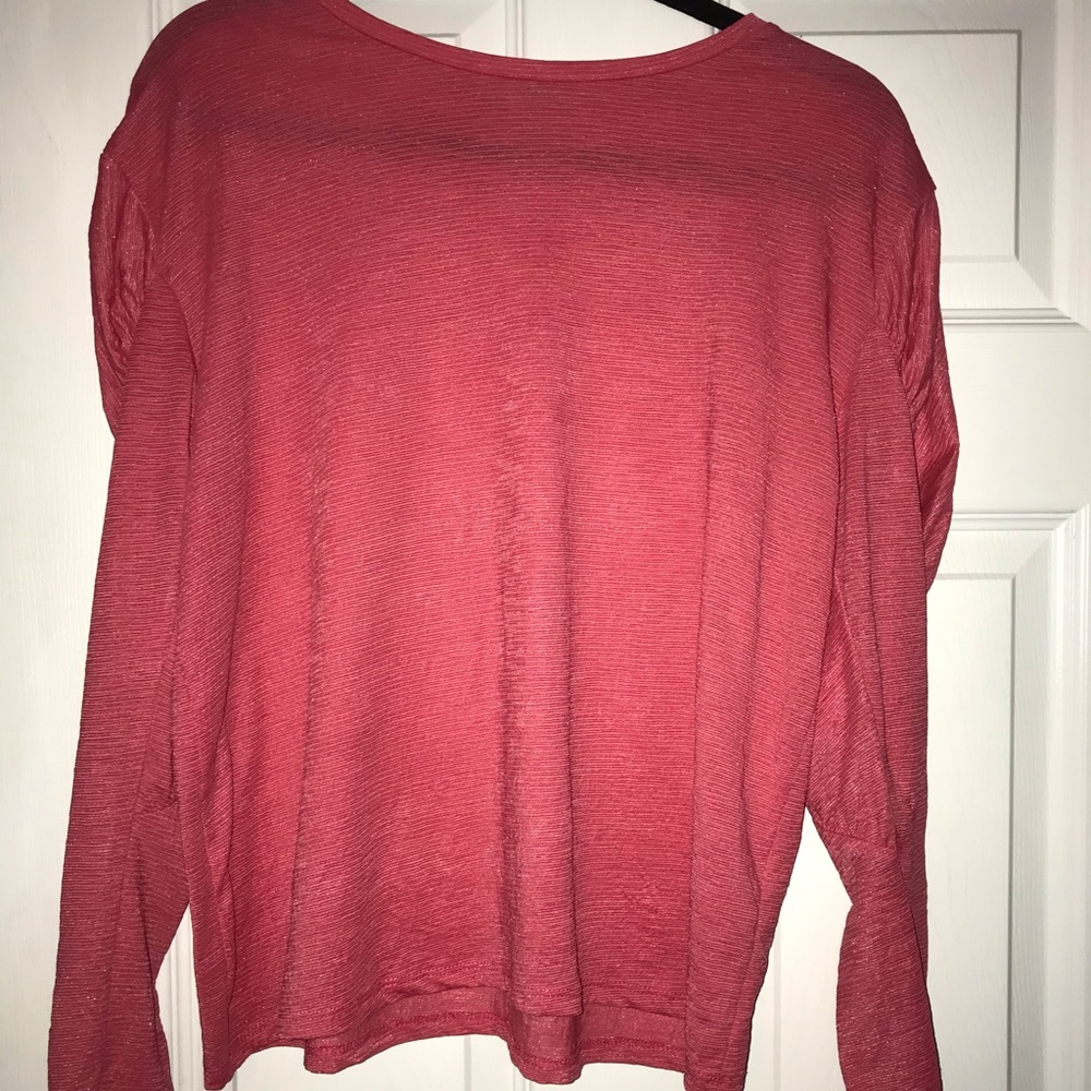 Puff sleeve- Long sleeve-puff sleeve-salmon